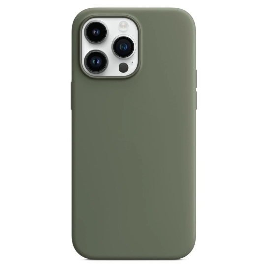 Чехол Monblan Silicone Case with MagSafe for iPhone 14 Pro Olive
