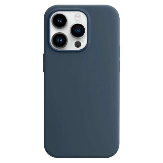 Чохол Monblan Silicone Case with MagSafe for iPhone 14 Pro Storm Blue