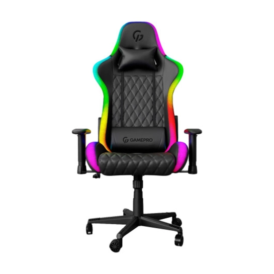 Ігрове крісло GamePro Hero RGB Black