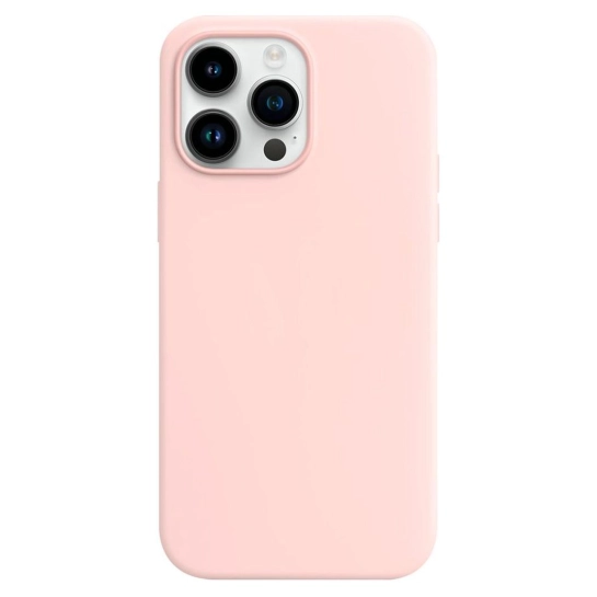 Чехол Monblan Silicone Case with MagSafe for iPhone 14 Pro Max Chalk Pink
