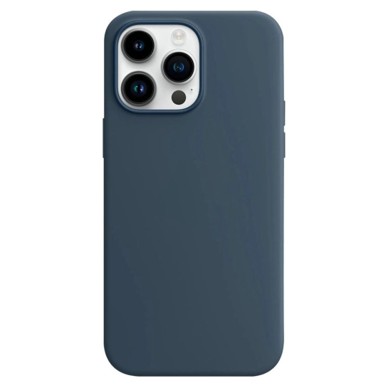 Чохол Monblan Silicone Case with MagSafe for iPhone 14 Pro Max Storm Blue