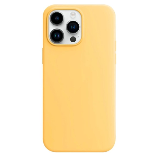 Чехол Monblan Silicone Case with MagSafe for iPhone 14 Pro Max Sunglow