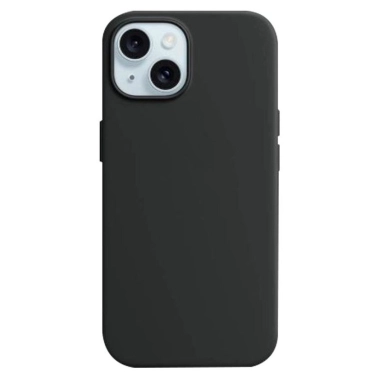 Чехол Monblan Silicone Case with MagSafe for iPhone 15 Black - цена, характеристики, отзывы, рассрочка, фото 1