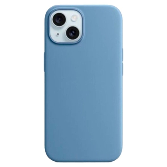 Чехол Monblan Silicone Case with MagSafe for iPhone 15 Winter Blue - цена, характеристики, отзывы, рассрочка, фото 1