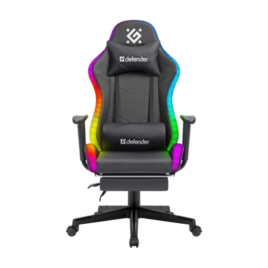Ігрове крісло Defender Energy RGB Black