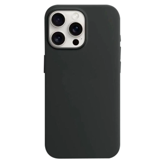 Чехол Monblan Silicone Case with MagSafe for iPhone 15 Pro Max Black