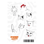 Стикерпак Pump Crazy Cat