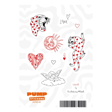 Стикерпак Pump Love is everywhere - цена, характеристики, отзывы, рассрочка, фото 1
