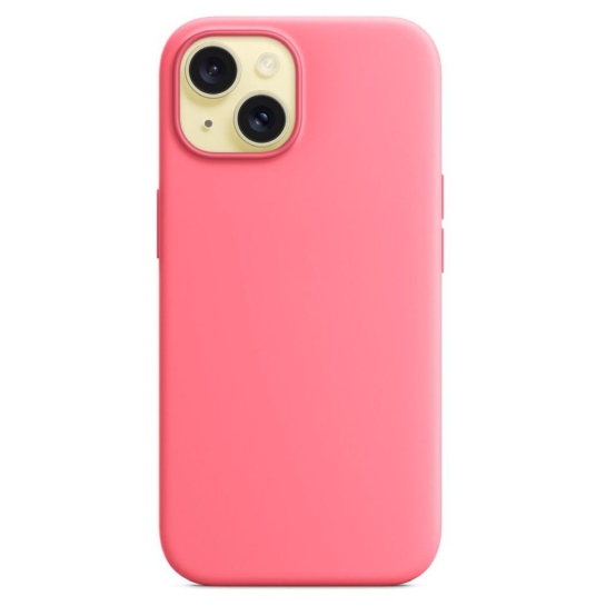 Чохол Monblan Silicone Case with MagSafe for iPhone 15 Pink - ціна, характеристики, відгуки, розстрочка, фото 1