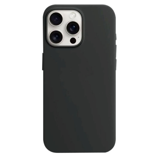 Чехол Monblan Silicone Case with MagSafe for iPhone 15 Pro Black - цена, характеристики, отзывы, рассрочка, фото 1