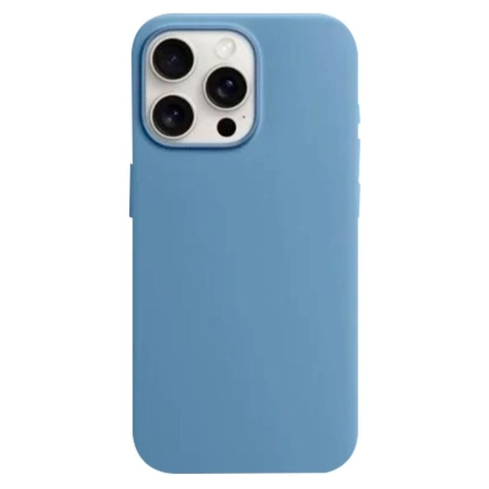 Чехол Monblan Silicone Case with MagSafe for iPhone 15 Pro Winter Blue