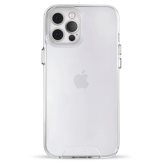 Чехол Pump Transparency Silver Button Case for iPhone 12 Pro Max Clear