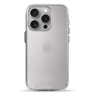 Чохол Pump Transparency Silver Button Case for iPhone 15 Pro Clear - цена, характеристики, отзывы, рассрочка, фото 1