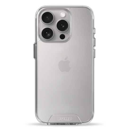 Чехол Pump Transparency Silver Button Case for iPhone 15 Pro Clear - цена, характеристики, отзывы, рассрочка, фото 1