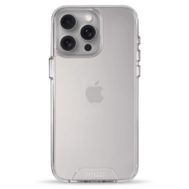 Чохол Pump Transparency Silver Button Case for iPhone 15 Pro Max Clear - цена, характеристики, отзывы, рассрочка, фото 1