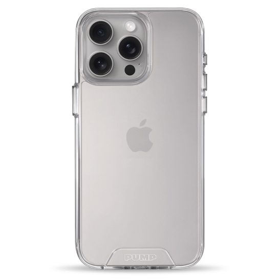 Чехол Pump Transparency Silver Button Case for iPhone 15 Pro Max Clear - цена, характеристики, отзывы, рассрочка, фото 1