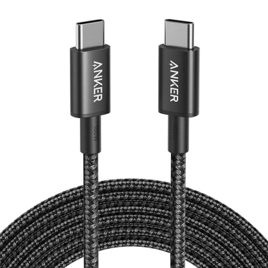 Кабель Anker PowerLine Select+ USB-C to USB-C - 0.9m Black - цена, характеристики, отзывы, рассрочка, фото 1