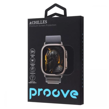 Защитное стекло Proove Achilles Apple Watch Ultra/ Watch Ultra 2 49 mm Black - цена, характеристики, отзывы, рассрочка, фото 1