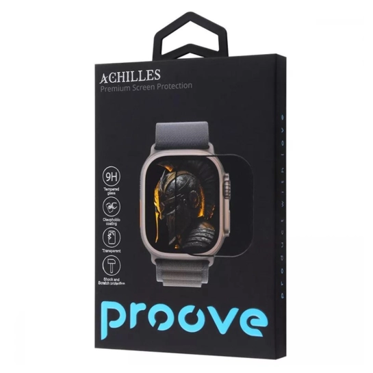 Защитное стекло Proove Achilles Apple Watch Ultra/ Watch Ultra 2 49 mm Black