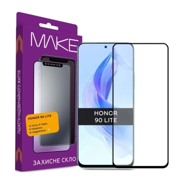 Защитное скло MAKE Honor 90 Lite - цена, характеристики, отзывы, рассрочка, фото 1
