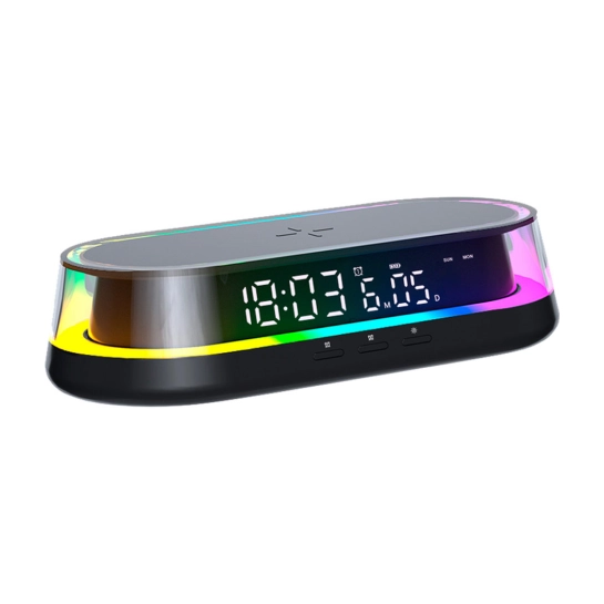 Настільные годинник Gelius Desktop Clock & Wireless Charging Time Bridge 2