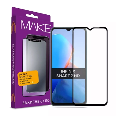 Защитное скло MAKE Infinix Smart 7 HD - цена, характеристики, отзывы, рассрочка, фото 1