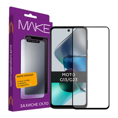 Защитное скло MAKE Moto G13/G23 - цена, характеристики, отзывы, рассрочка, фото 1