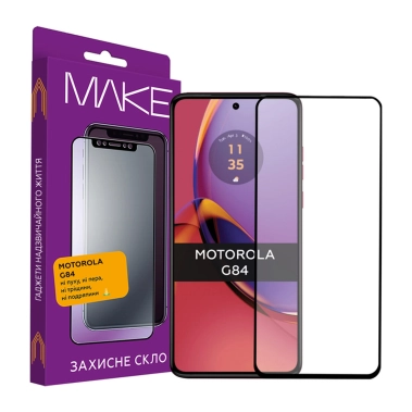 Защитное стекло MAKE Motorola G84 - цена, характеристики, отзывы, рассрочка, фото 1