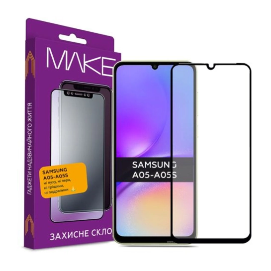 Защитное стекло MAKE Samsung A05/A05s
