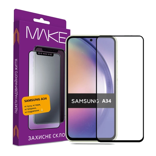 Защитное стекло MAKE Samsung A34