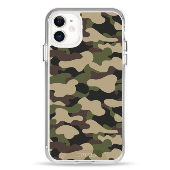 Чехол Pump Transparency Silver Button Case for iPhone 11 Military - цена, характеристики, отзывы, рассрочка, фото 1
