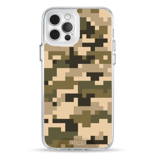 Чехол Pump Transparency Silver Button Case for iPhone 12/12 Pro Pixel