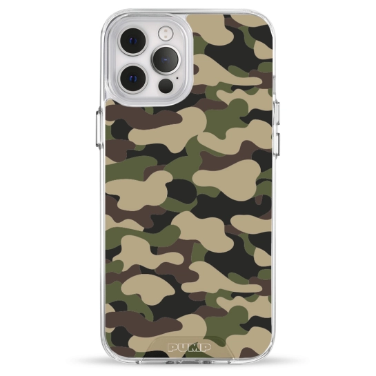 Чехол Pump Transparency Silver Button Case for iPhone 12 Pro Max Military