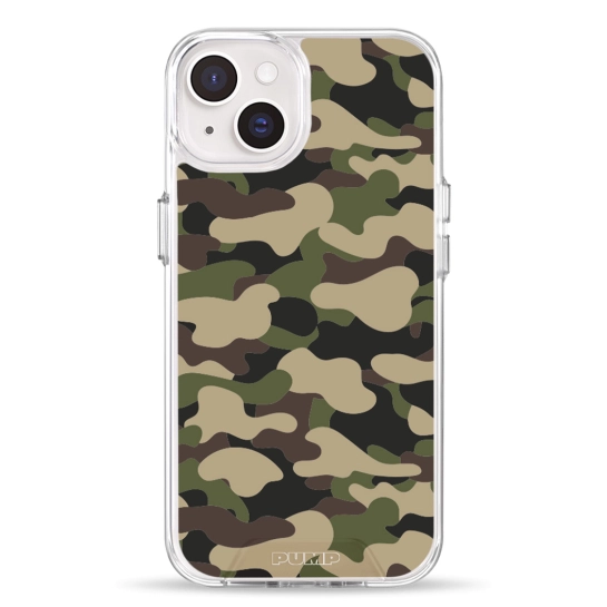 Чохол Pump Transparency Silver Button Case for iPhone 14 Military