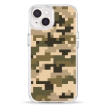 Чехол Pump Transparency Silver Button Case for iPhone 14 Pixel