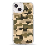 Чехол Pump Transparency Silver Button Case for iPhone 14 Pro Pixel