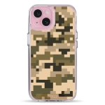 Чехол Pump Transparency Silver Button Case for iPhone 15 Pixel