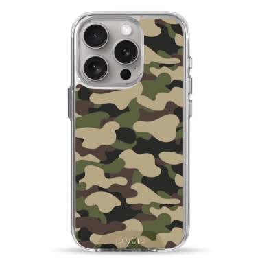 Чохол Pump Transparency Silver Button Case for iPhone 15 Pro Military - цена, характеристики, отзывы, рассрочка, фото 1