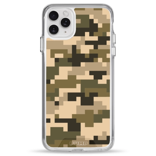 Чехол Pump Transparency Silver Button Case for iPhone 11 Pro Max Pixel