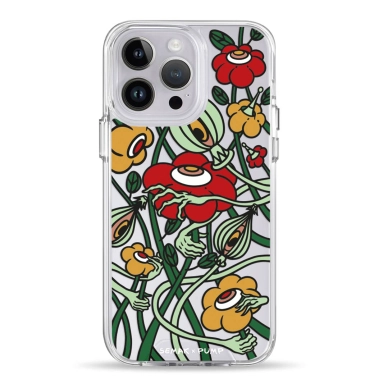 Чохол Pump Transparency Silver Button Case for iPhone 14 Pro Kvity Mista - цена, характеристики, отзывы, рассрочка, фото 1