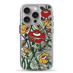 Чохол Pump Transparency Silver Button Case for iPhone 15 Pro Kvity Mista