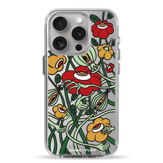 Чохол Pump Transparency Silver Button Case for iPhone 15 Pro Kvity Mista - ціна, характеристики, відгуки, розстрочка, фото 1