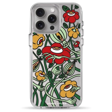 Чехол Pump Transparency Silver Button Case for iPhone 15 Pro Max Kvity Mista - цена, характеристики, отзывы, рассрочка, фото 1