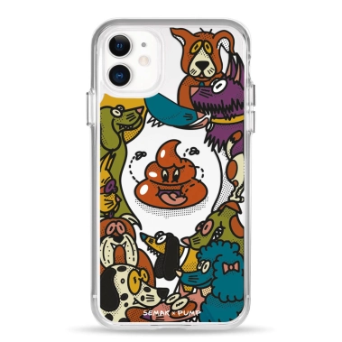 Чохол Pump Transparency Silver Button Case for iPhone 11 Chyia tse sobaka? - цена, характеристики, отзывы, рассрочка, фото 1