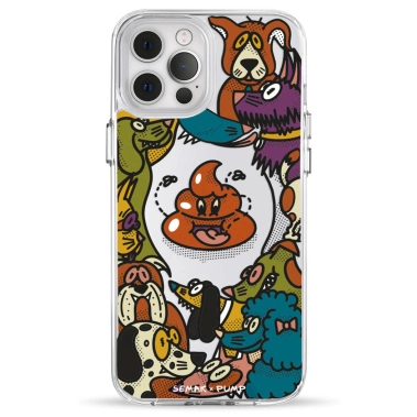 Чохол Pump Transparency Silver Button Case for iPhone 12 Pro Max Chyia tse sobaka? - цена, характеристики, отзывы, рассрочка, фото 1