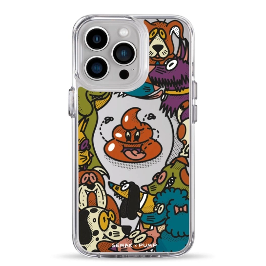 Чохол Pump Transparency Silver Button Case for iPhone 13 Pro Chyia tse sobaka?