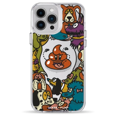 Чехол Pump Transparency Silver Button Case for iPhone 13 Pro Max Chyia tse sobaka? - цена, характеристики, отзывы, рассрочка, фото 1