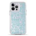 Чехол Pump Transparency Silver Button Case for iPhone 14 Pro Zalizni antropomorfy