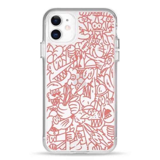 Чохол Pump Transparency Silver Button Case for iPhone 11 Vulytsia