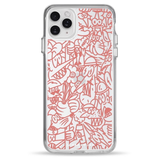 Чехол Pump Transparency Silver Button Case for iPhone 11 Pro Max Vulytsia - цена, характеристики, отзывы, рассрочка, фото 1